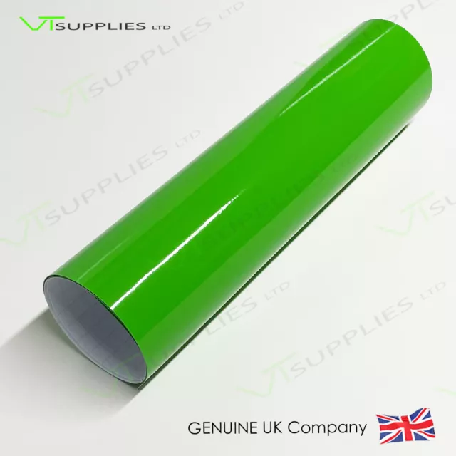 GLOSS Medium Green Vinyl Wrap Car Film ( Air Bubble Free ) All Vehicle Sizes