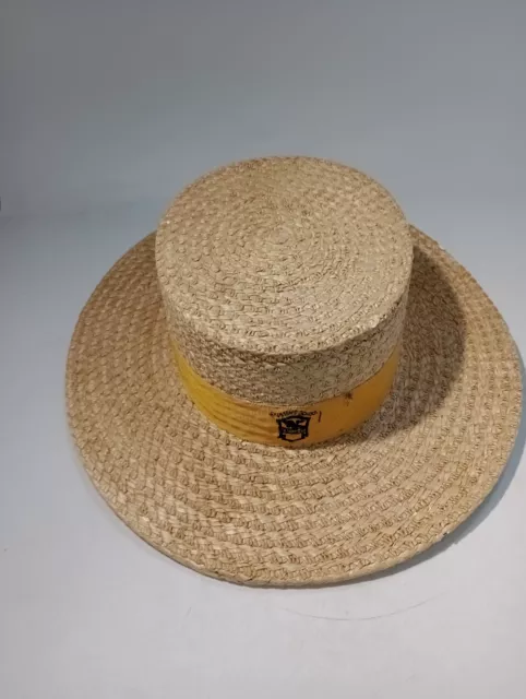 Ridgemont Make vintage Straw Boater St Peters School