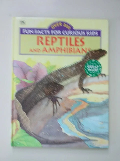 OVER 300 FUN Facts For Curious Kids Reptiles An Amphibians Golden Book