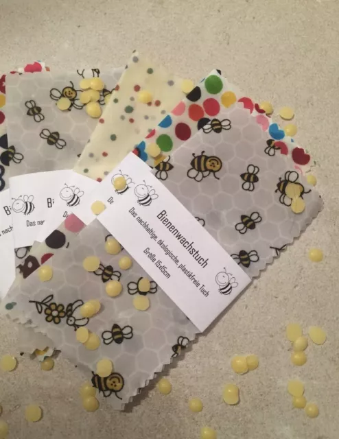 bienenwachstuch Bienenwachstücher Ersatz Für Frischhalte Folie Beewrap Bees