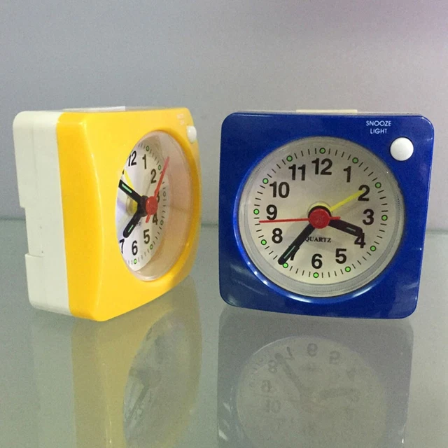 ELITE Sveglia silent con luce e snooze. quadrante fosforescente - BIANCO - Silent alarm clock with light and snooze. phosphorescent dial - WHITE main image 0