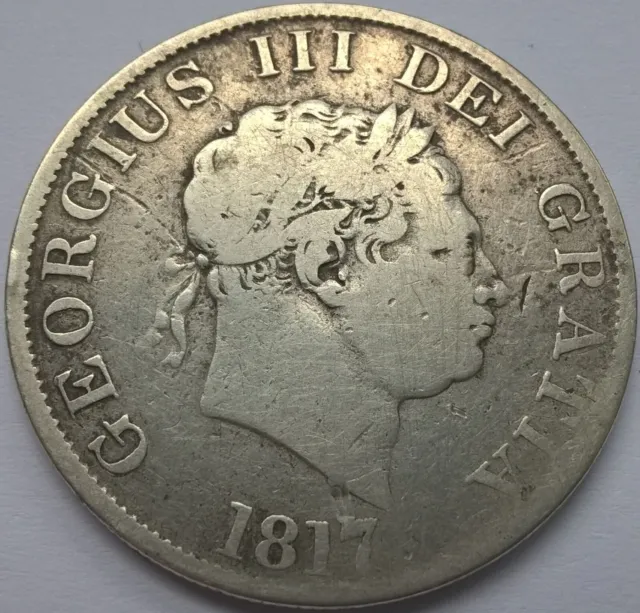 George III Half Crown, 1817. New coinage (S 3789)