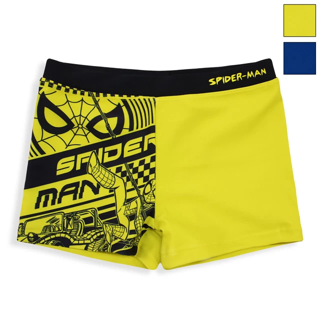 Marvel - Maillot De Bain garçon imprimé Spiderman - Bleu - Kiabi - nu