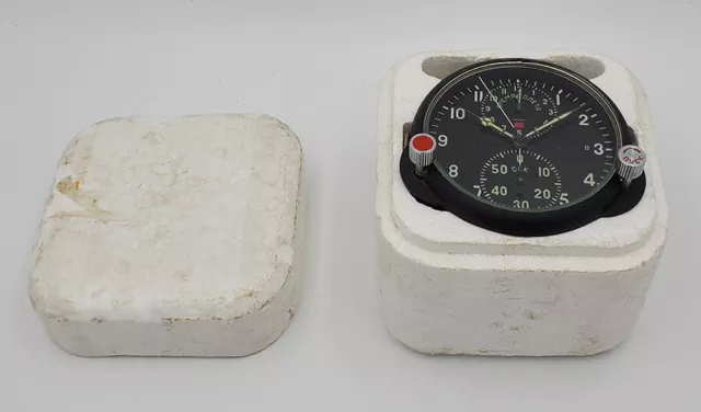 NEW!! AChS-1 Russian Soviet USSR Military AirForce Aircraft Cockpit Clock #92632