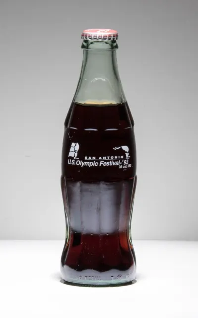 San Antonio US Olympic Festival 93 - 8 oz Coca Cola Coke Bottle