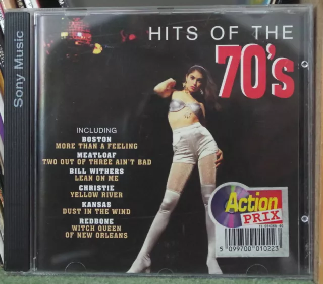 VARIOUS ARTISTS HITS OF THE 70's COMPIL' COMPACT DISC SONY MUSIC COLUMBIA 1995
