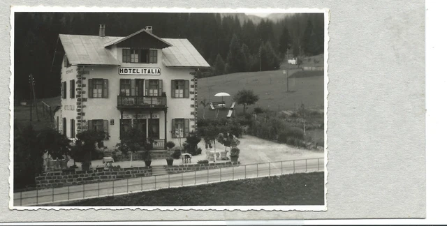 Hotel ITALIA - Cartolina fotografica - al retro scritta " Domadoi" - Trento?