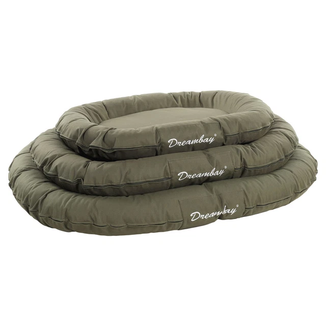 Coussin De Dressage Sixteen Cypress Rayures Olive Et Ivoire – Amalfi Stripe – Taille Pleine, Neuf Avec étiquettes