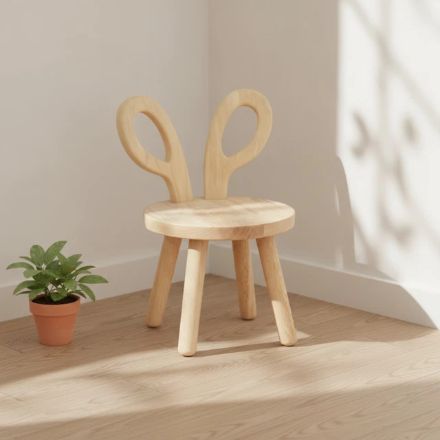 RABBIT STOOL COMPACT Kids Chair Small for Nursery £47.93 - PicClick UK