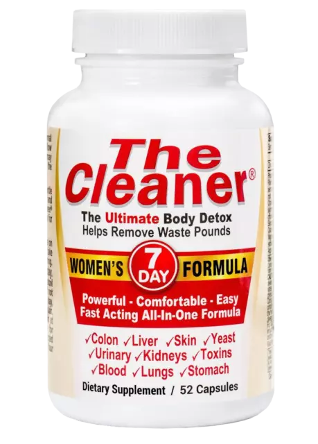 Century System's The Cleaner Women's Formula 7 Day Ultimate Body Detox (52 Caps)