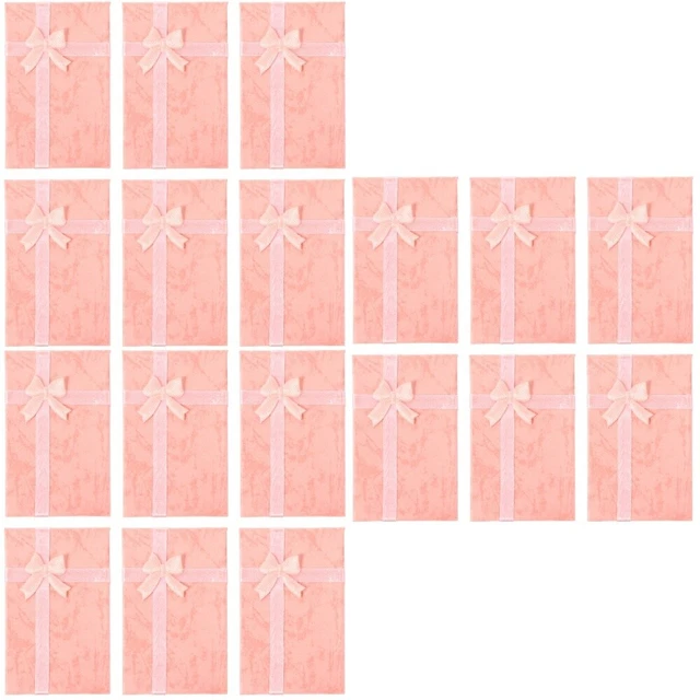 18 pz anelli contenitore carta scatola imballaggio scatola nodo fiocco scatola regalo