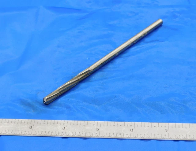 Usa Made .2435" Od Hss Reamer Shank Spiral 6 Fl .2435 .2500 -.0065 Undersize