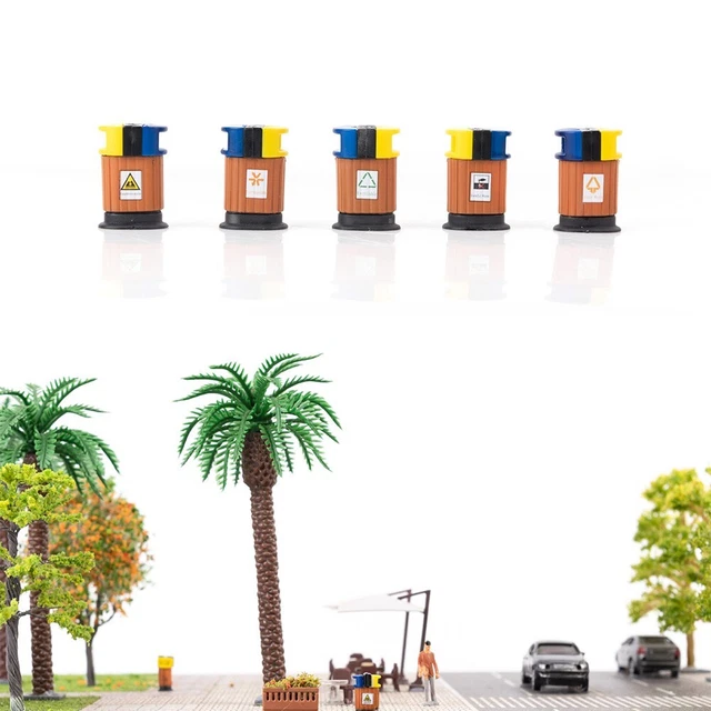 2 Stück HO Maßstab 1:87 Modelleisenbahn-Drehgestelle - Eisenbahnzubehör Für Landschaftsbau