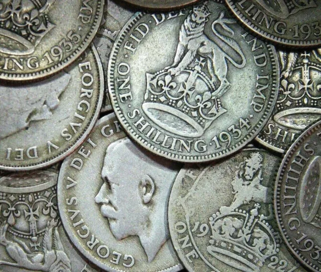1911-1936 - GEORGE V SILVER SHILLINGS - Choose Your Years