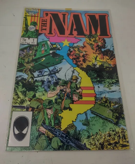 The 'Nam #1 Marvel Comics 1986 Michael Golden Cover Direct Edition Combined