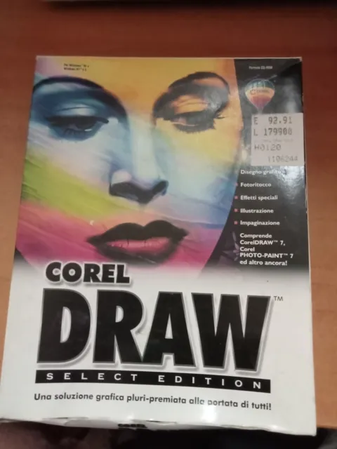 Programma di grafica Corel Draw Select Edition