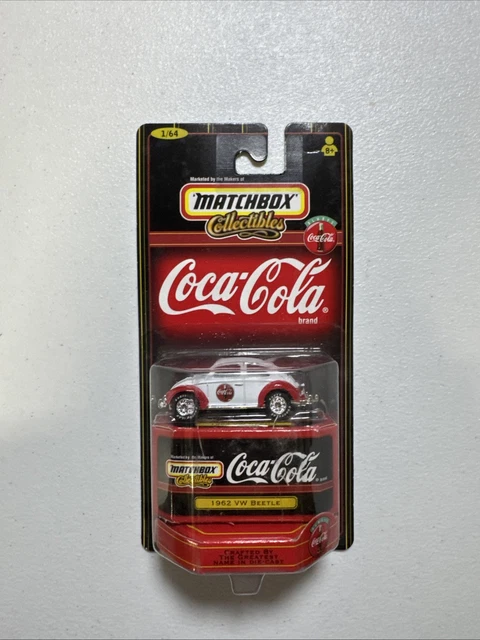 SEALED MATCHBOX COLLECTIBLES 1962 VW Beetle Coke Coca Cola 1:64