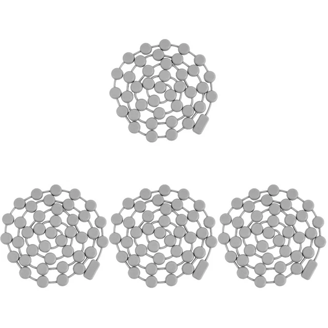 4 piezas Trivet de silicona para platos de olla caliente almohadilla soporte de olla resistente al calor