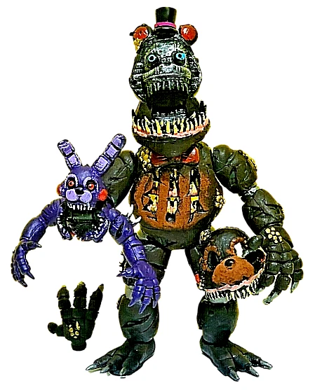 FIGURINE FNAF JUMBO ANIMATRONIC TORSADÉ FREDDY FAZBEAR 9" Five Nights ...