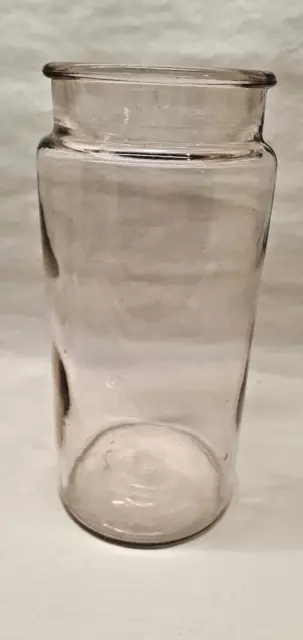 Antik Großer Döschen Oder -glas Apotheke aus Glas 2,5L Deko Sammlung