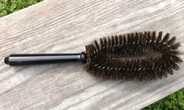 older vintage large 12" natural bristle Fuller clothes lint upholstery brush USA