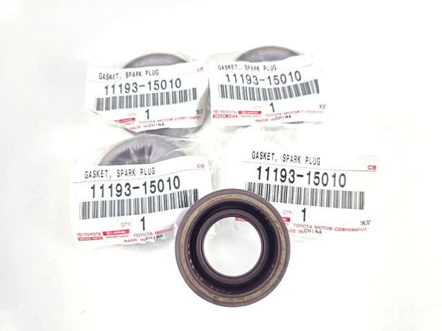Set Of 6 Spark Plug Tube Seal 11193-70010 For Lexus S250 RX350 Toyota