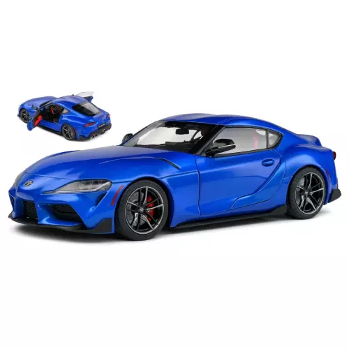 TOYOTA SUPRA GR BLUE 2023 1:18 Solido Auto Stradali Die Cast Modellino