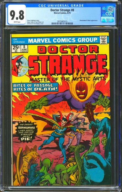 Doctor Strange #8 - Cgc 9.8 - Wp - Nm/Mt - Dormmamu  - Gil Kane Tom Palmer Cover