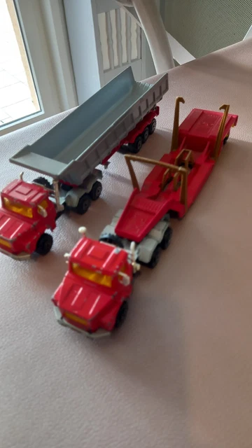 MAJORETTE LOT CAMIONS Tracteurs Renault Saviem Volvo EUR 30,50