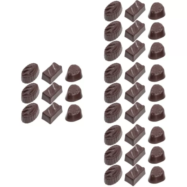 36 Pcs Simulation Chocolate Resin Charms Bulk Toys for Kids Candy Decorate