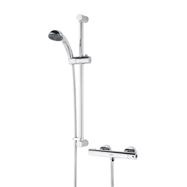 Bristan Zing Thermostatic Bar Shower With Fast Fit Connection  ZI SHXMMCTFF C