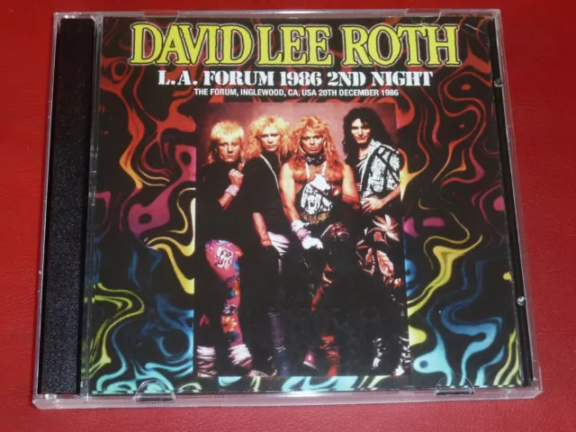 DAVID LEE ROTH Los Angeles Night USA 1986 Van Halen 2CD