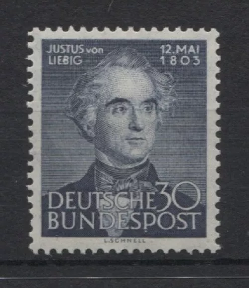 GERMANIA FEDERALE - 1953 150° Anniversario Nascita Justus Von Liebig - (1266)