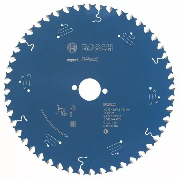 Bosch Disco Sierra Circular Expert para Madera, 235 x 30 X 2,8 MM, 48 2608644065