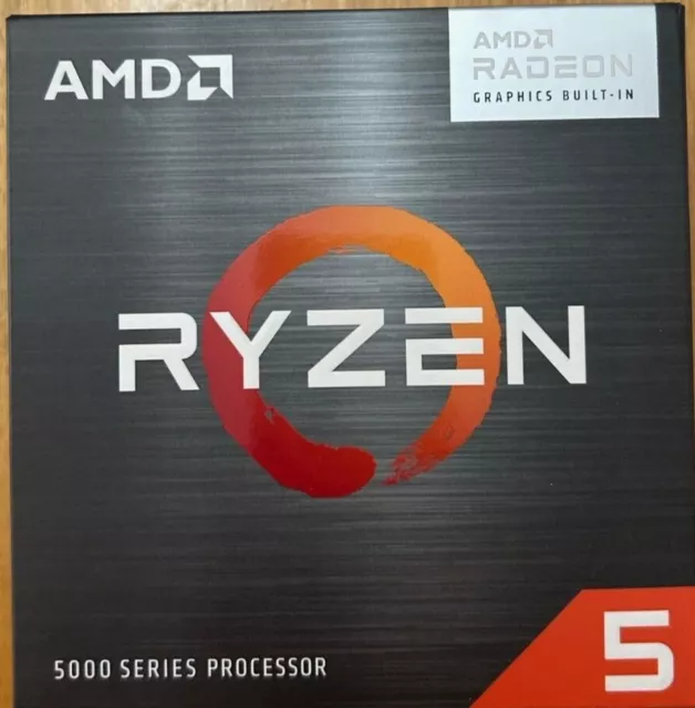 AMD Ryzen 5 5600G Processor (4.4 GHz, 6 Cores, Socket AM4) Box -...
