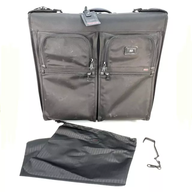 TUMI Alpha Nylon Wheeled Hanging Garment Bag Luggage 22032DH 25x24x14 Bi-Fold