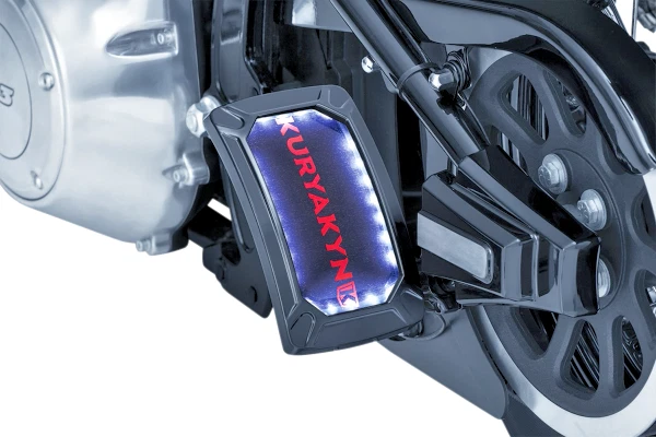Kuryakyn Vertical  Side Mount License Plate Frame Black -  3191