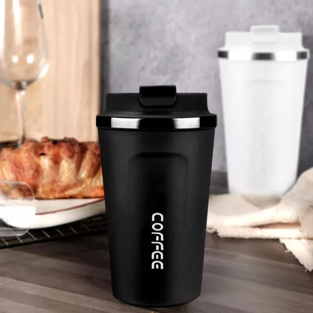 17oz Vacuum Stainless Steel Insulated Coffee Tumbler Cup Travel Mug Spill Proof