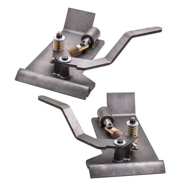 2 Pcs Skid Steer Quick Tach Conversion Adapter Steel For Latch Box Weld-On