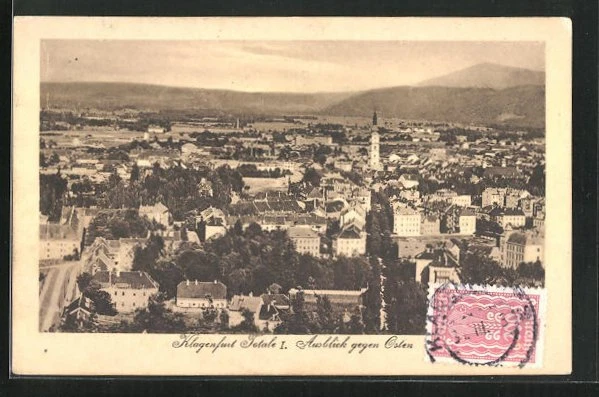 AK Klagenfurt, Ausblick gegen Osten