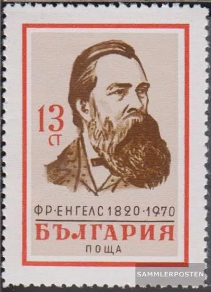 Bulgarien 2049 (kompl.Ausg.) postfrisch 1970 Friedrich Engels