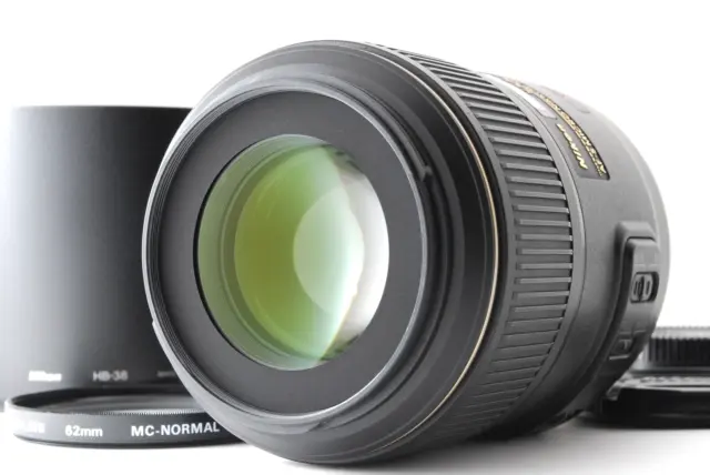 Nikon AF-S Nikkor 105mm f/2.8 G VR Micro IF ED Lens Hood Filter w/Cap From JAPAN