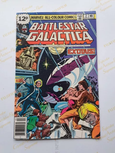Battlestar Galactica #2 Exodus April 1979 Marvel Comic Book HIGH GRADE
