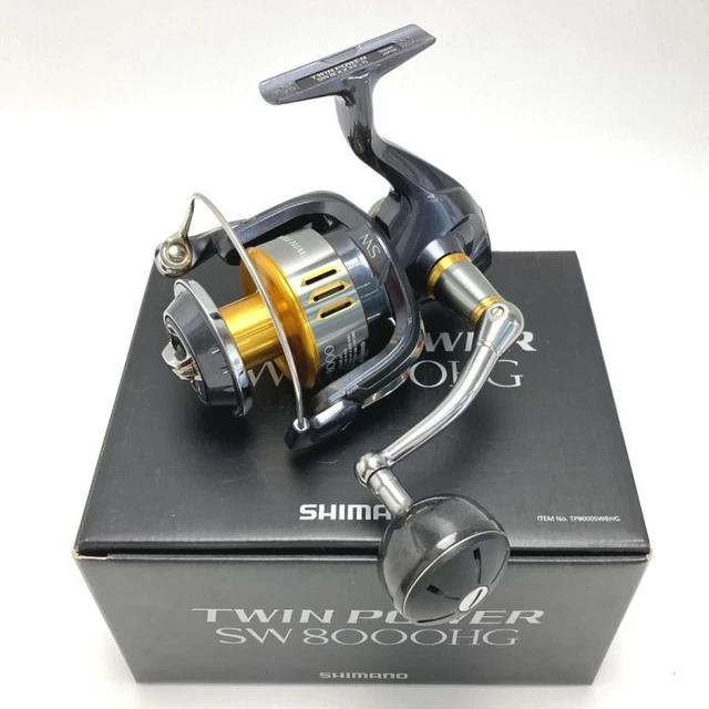 SHIMANO TWIN POWER SW 8000HG Spinning Reel Boxed Minor