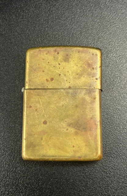 Vintage 1993 Zippo Solid Brass Lighter Bradford Pa USA  FREE SHIPPING