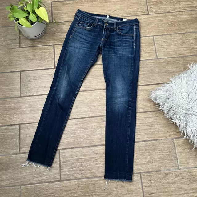 rag bone Jeans Womens Size 26 The Dre Slim Boyfriend Low-Rise Full Length