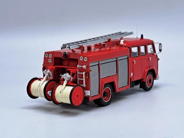 SAVIEM SM7 1969 Paris 1:43 Ixo Hachette Camion de pompiers Diecast EUR