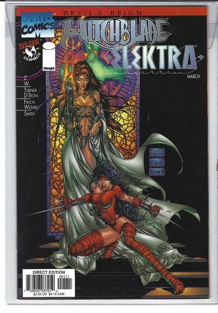Marvel-TopCow Elektra-Witchblade Devils Reign Chapter Six