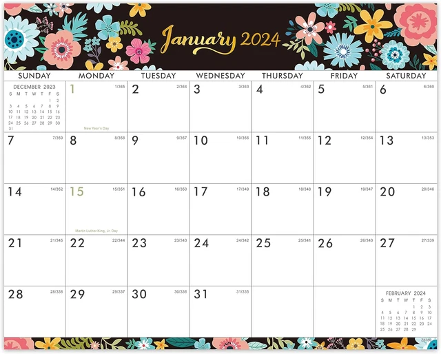 MAGNETIC CALENDAR 2024 Magnetic Calendar For Fridge 2024 Jan 2024