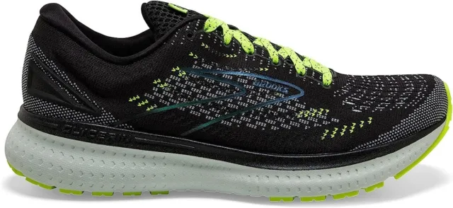 Brooks Men's Glycerin 19 Neutral Running Shoes Black Yellow Blue Size 7